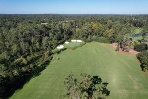 Augusta National 13th Entry Aerial